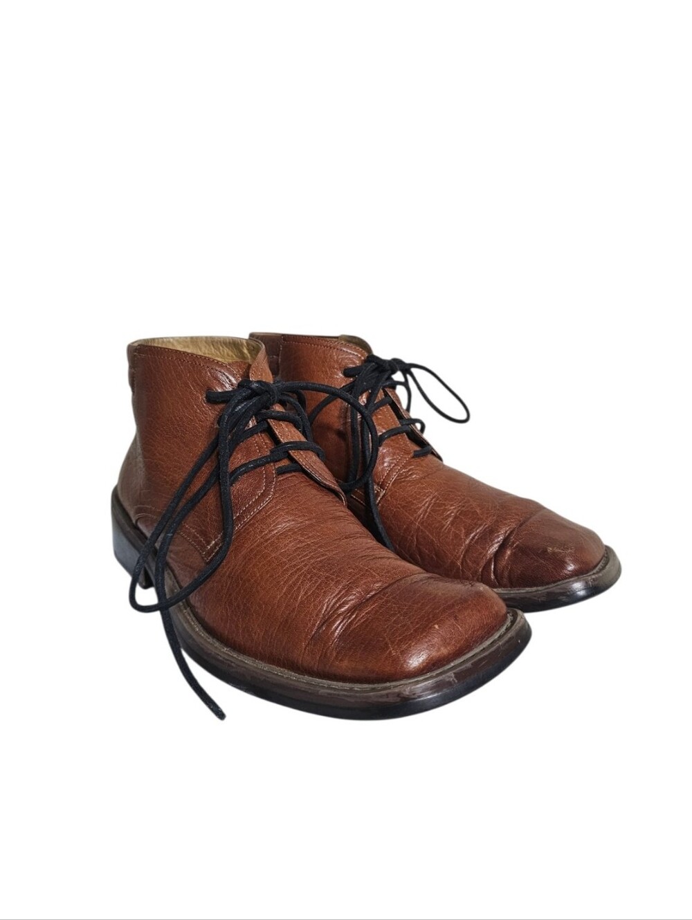 Borgesi Beverly Hills Collection Dress Chukka Boots Men’s EU 41 Brown Leather